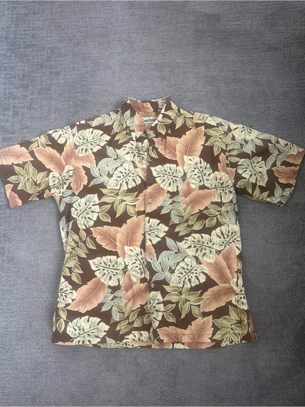Cooke Street Honolulu Men’s Aloha Button Up Shirt | Vintage | Medium